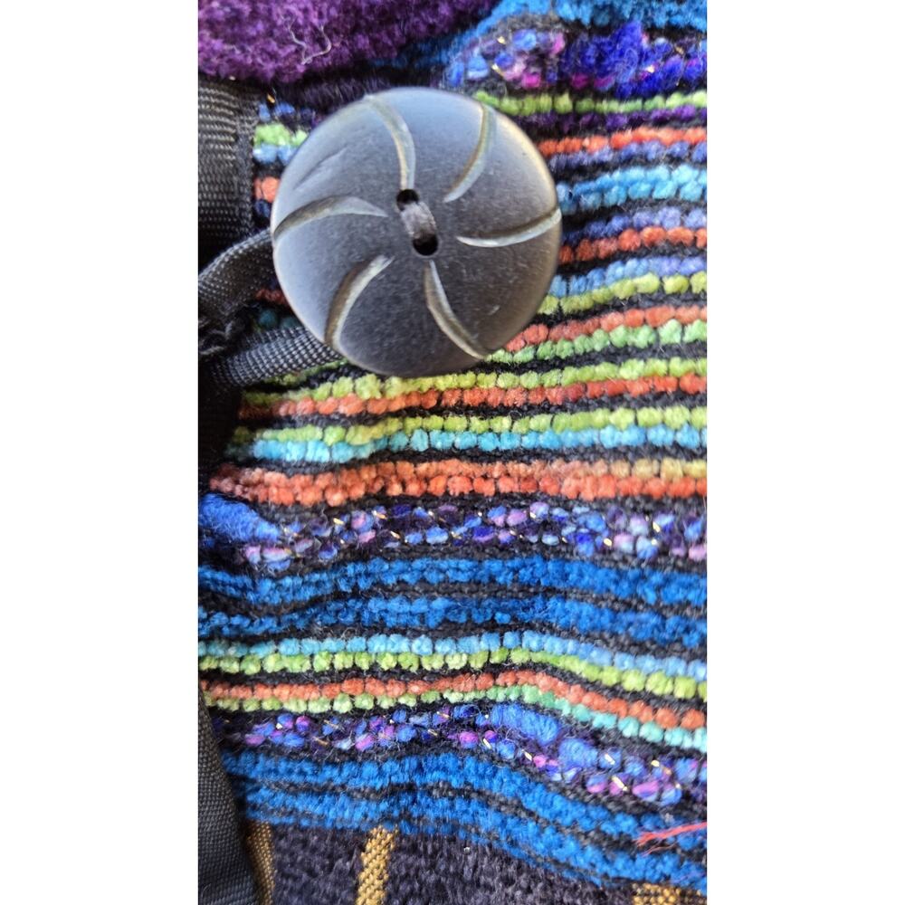 Julia Kim Vintage Patchwork Jacket M Wearable Art… - image 6